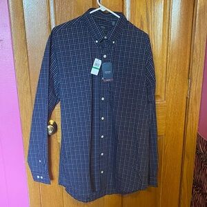 Arrow Men's Blue Checkered Button Down Shirt